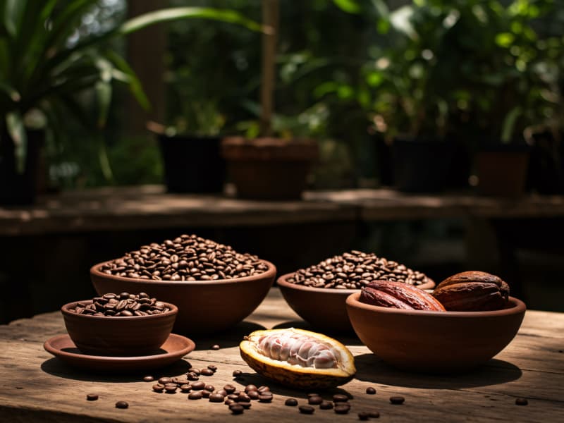 Chocolate and cacao drinks