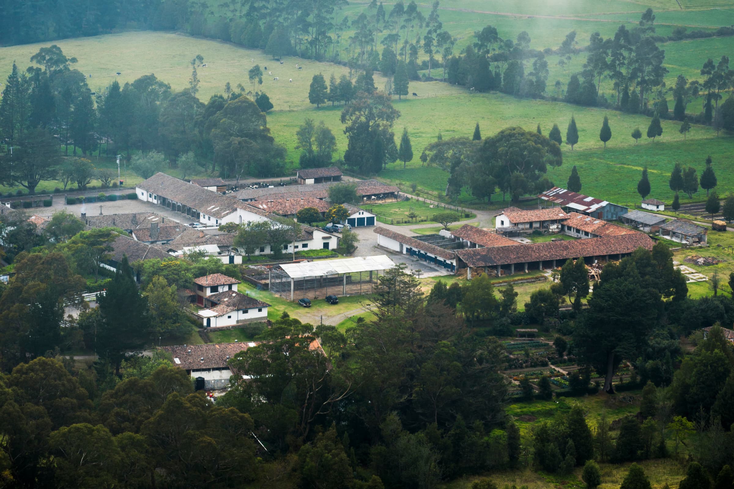 Zuleta countryside landscapes in the Ecuadorian Andes