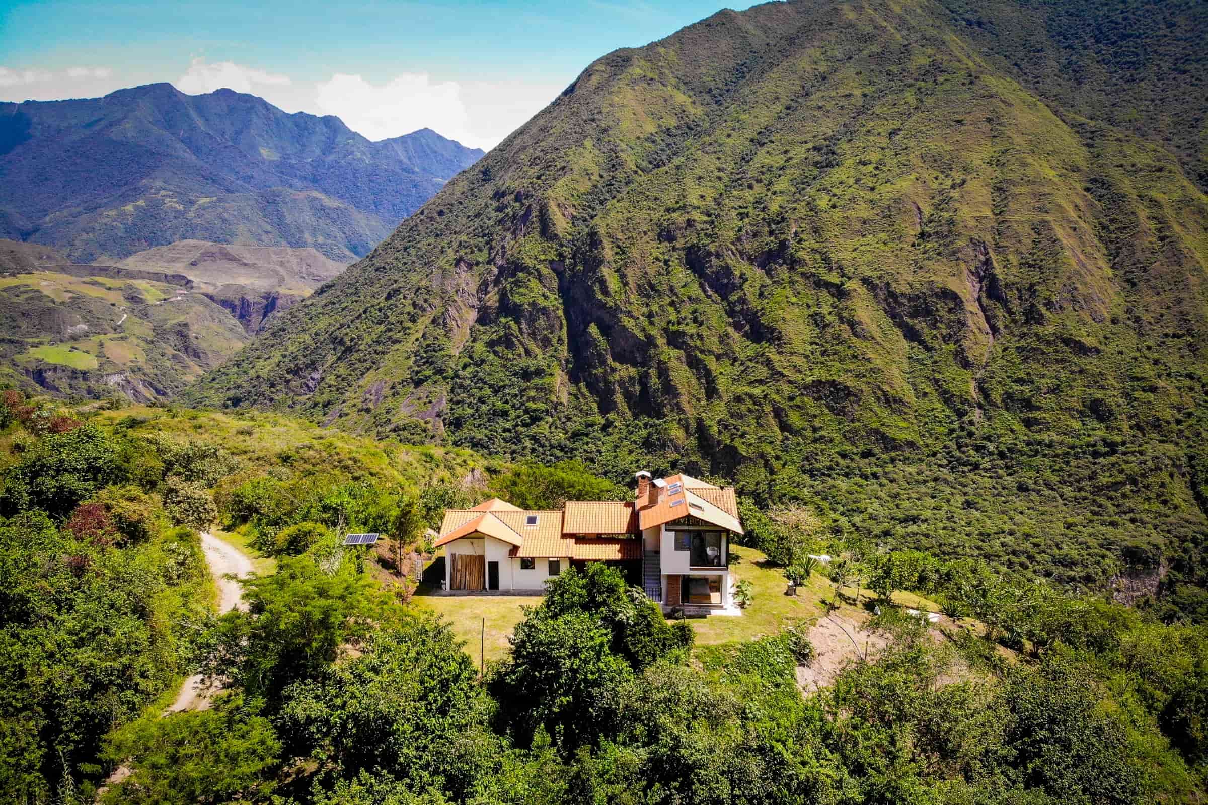 Cloud forest view at The Cloud Forest Retreat in Choco Andino